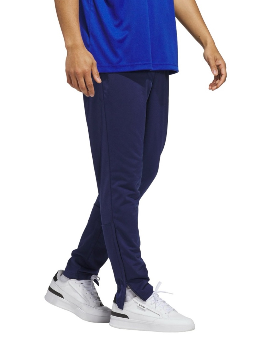 Adidas Navy Blue Slim Performance Track Pants. New with tags. Mens size Medium.